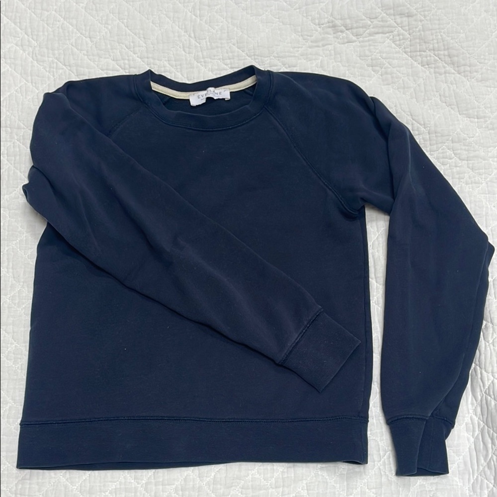 Everlane Women's Navy Sweatshirt XS